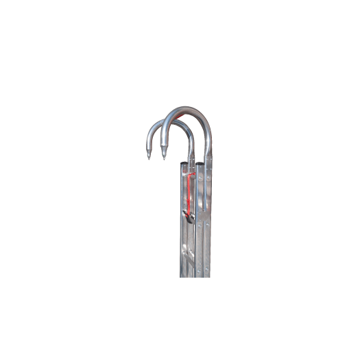 ECHELLE ALUMINIUM PLIABLE A CROCHETS ALU AD 4.30 M