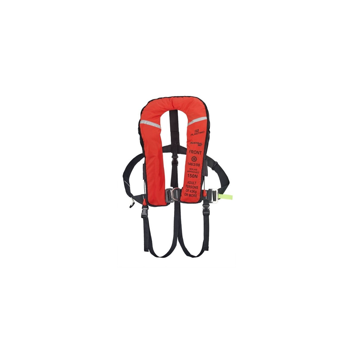 GILET DE SAUVETAGE GONFLABLE 180 N SOLAS