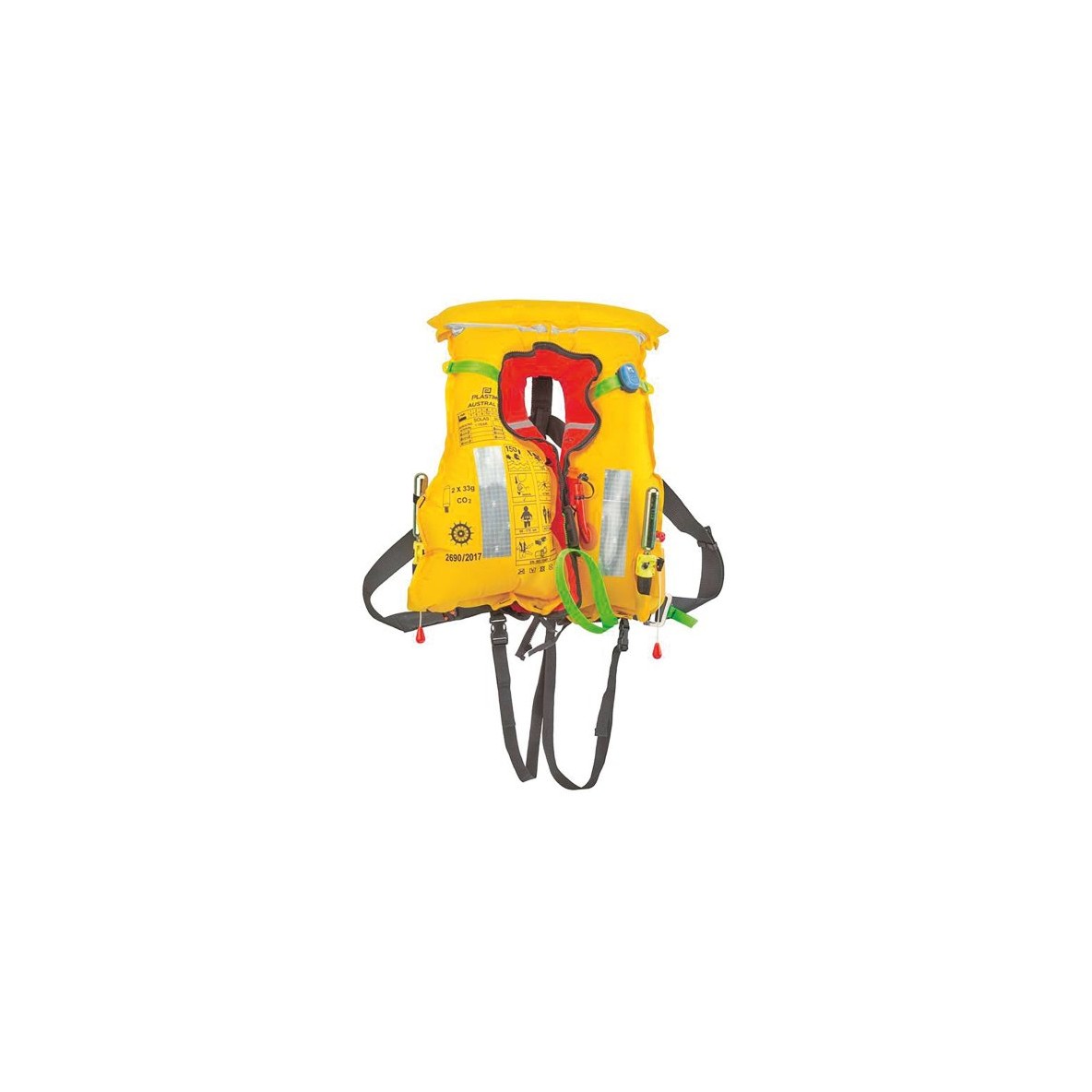 GILET DE SAUVETAGE GONFLABLE 180 N SOLAS