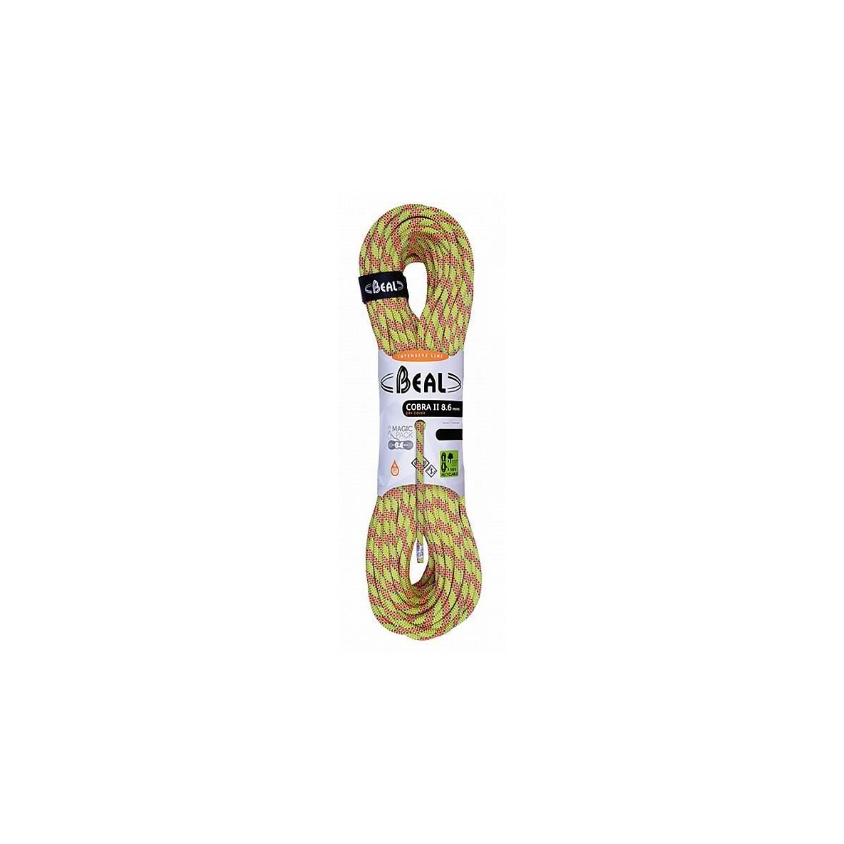 CORDE DYNAMIQUE BEAL COBRA II 8.6 mm UNICORE - DRY COVER