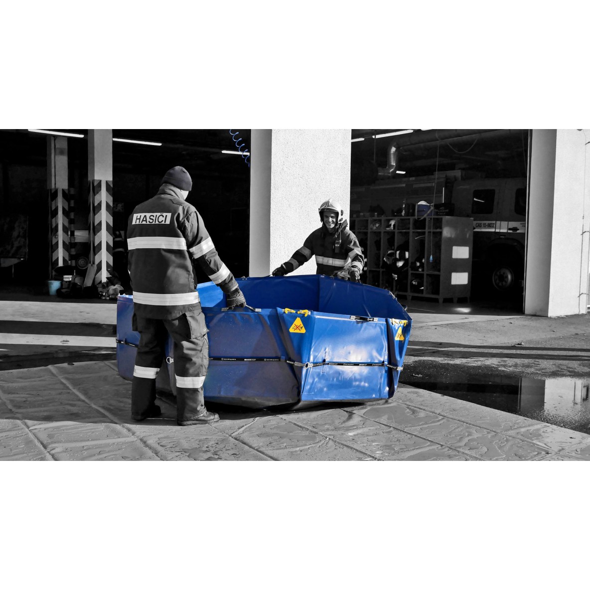 BAC DE STOCKAGE HEXAGONAL ECCOTARP