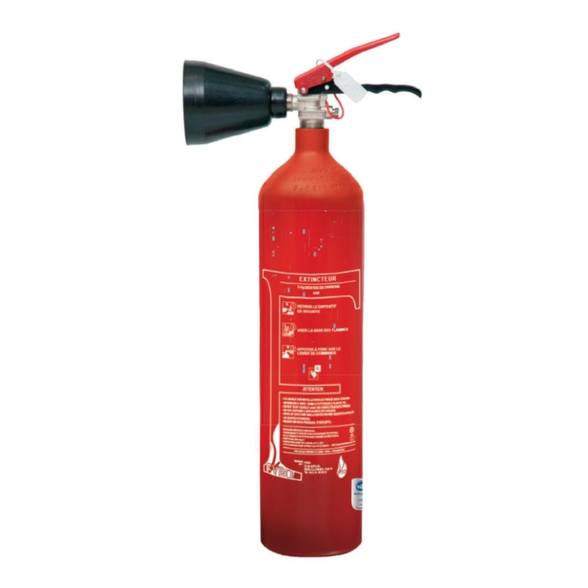 EXTINCTEUR CO² 2 KG 34 B CE NF EN 3-7
