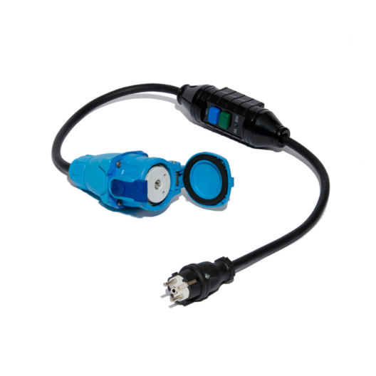 ADAPTATEUR 230V DOM. MALE / 30 MA / MAR. FEM. DS1