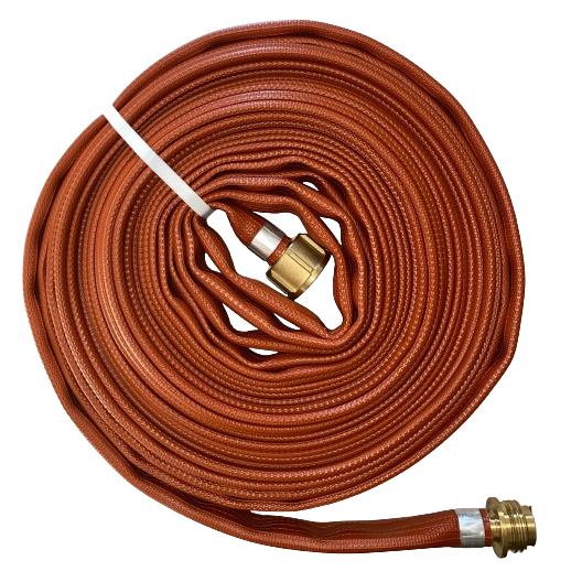 TUYAU INCENDIE HAUTE PRESSION 40 BAR ARMTEX ONE ROUGE DN25-20M AVEC RACCORDS GFR