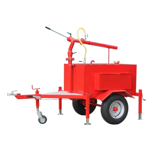 UNITE TRACTABLE DE MOUSSE 200L AVEC LANCE MONITOR 2000L/MIN