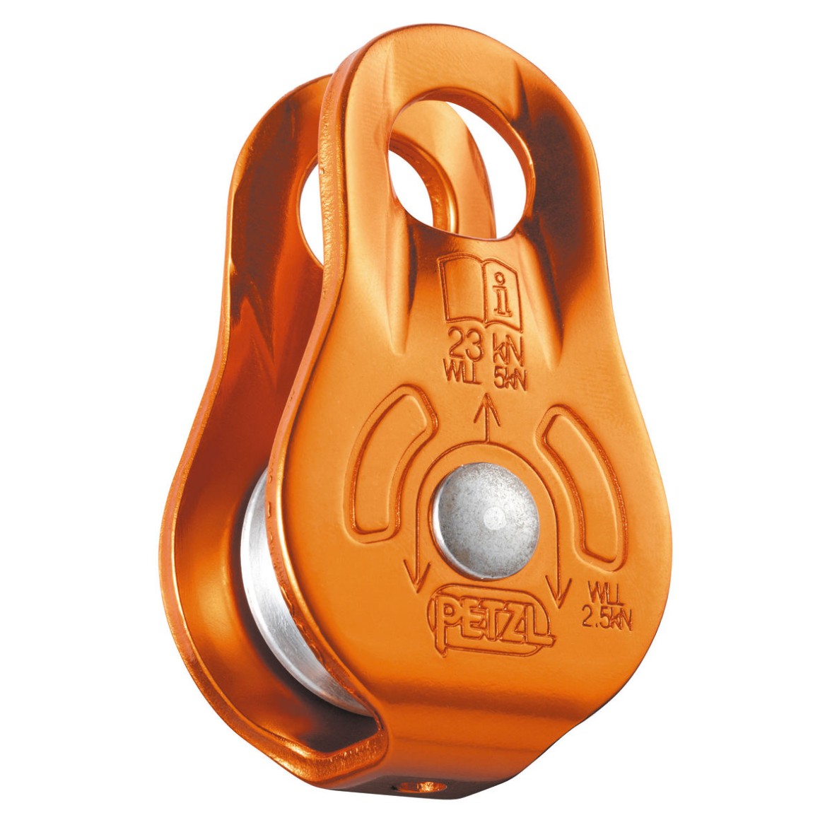 POULIE A FLASQUES FIXES ORANGE PETZL