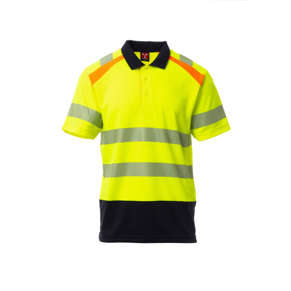 POLO HAUTE VISIBILITE A MANCHES COURTES LANE