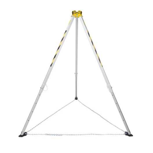 TRIPODE DE TRAVAIL / SAUVETAGE ALUMINIUM CMU 500 KG